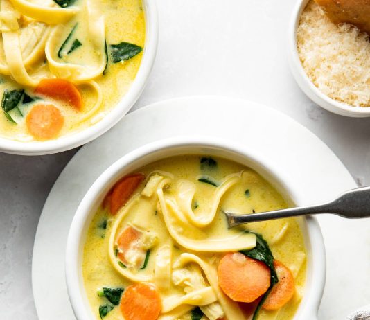 Creamy Chicken Noodle Soup
