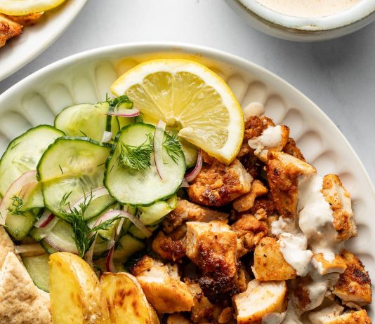 Chicken and Potatoes with Smoky Sauce