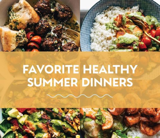 45 Light + Bright Healthy Summer Dinners